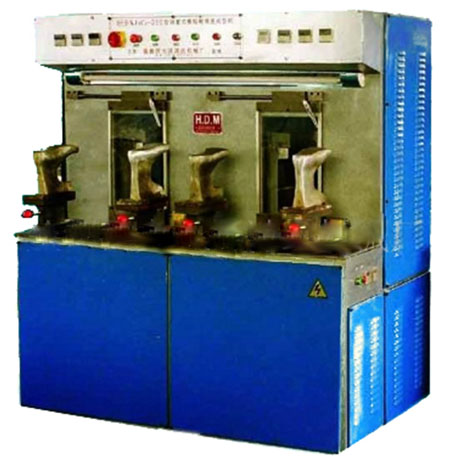 XJ9C2-350 inversion type rubber shoe-mould finalizing machine